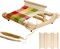 12 Inches Rigid Heddle Loom, Weaving Loom Kit with Shed Stick